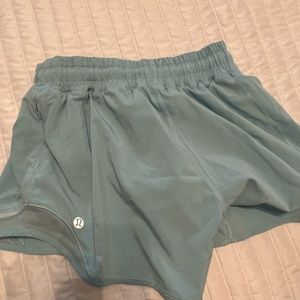 light blue lulu lemon shorts